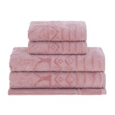 Jogo Toalhas Banho Buddemeyer 5p Lotus Rose 3187
