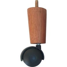 1 Pé Para Cama 13cm Box Casal Rodizio Para Moveis Box Solteiro
