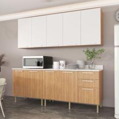 Cozinha Compacta Girassol 9 Portas e 3 Gavetas com Divisor de Talheres