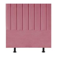 Cabeceira Estofada Cama Box Casal 140 cm Paolla Suede - Online Confort