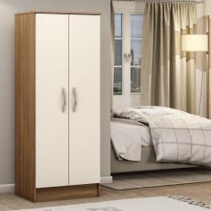 Armário Multiuso Viena 2 Portas Demobile, Amêndola e Off-White
