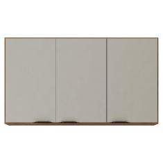 Armário Aéreo para Cozinha Firenze 3 Portas Amêndola Touch Nude Prime Tx - Demóbile