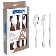 Faqueiro Tramontina Em Aço Inox Havana 66945010 24 Peças Inox