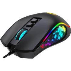 Mouse Gamer Fortrek Vickers New Edition 8000 Dpi Rgb Preto