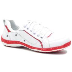 Tênis Masculino Sapatenis De Couro Com Palmilha Gel - CLA-CLER, 41, Br