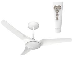 VENTILADOR DE TETO ALISEU SLIM BRANCO COM CONTROLE REMOTO 220V