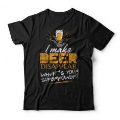 Camiseta Beer Disappear-Unissex