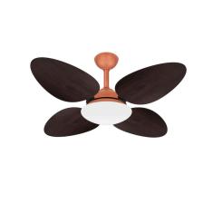 Ventilador Teto Trevo 4 Pás Mdf Silencioso Cobre Ventax 220V