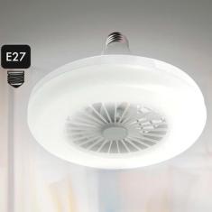 Ventilador de Teto LED para Quarto e Sala com Controle - HIGA