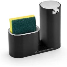 Dispenser Para Detergente Bucha Luxo Conceito Cromado Arthi