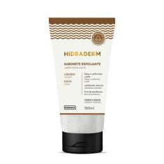 Sabonete liquido esfoliante coco hidraderm 180ml farmax