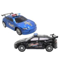 Kit 2 Brinquedo Carrinho Esportivo De Policia Fricção