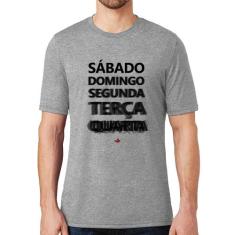 Camiseta Semana do carnaval - Foca na Moda, Cinza, M