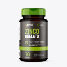 Zinco Quelato - 70 cápsulas - Omix