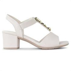 Sandália Comfortflex Salto Bloco Médio Feminina-Feminino