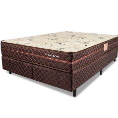 Cama Box Colchão Queen Ortopédico Firme Espuma D33 Antialérgico Certificado Bege 158x198x58cm - bf Colchões