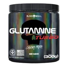 Imagem de GLUTAMINE TURBO CAVEIRA PRETA - GLUTAMINA - 300G GLUTAMINE TURBO 300G