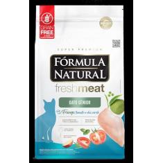 Ração Fórmula Natural FreshMeat Sênior para Gatos Sabor Frango 7kg