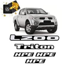 Kit Adesivos Emblema L200 Triton Hpe 2008 Resinados - SPORTINOX