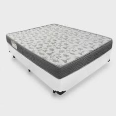Cama Box Casal + Colchão De Espuma D33 - Ortobom - iso 100 138cm - Branco