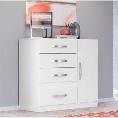 Cômoda Sapateira Vênus Branco Flex Moval