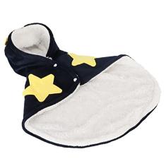 Casaco Com Capuz para Cachorro, Casaco Portátil de Flanela para Animais de Estimação, Fácil de Colocar e Tirar, Quente para a Pele, Adequado para Animais de Estimação, para