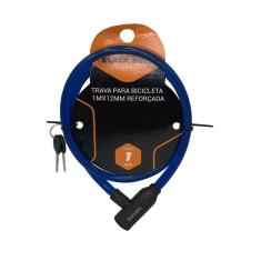 Cadeado Trava Bicicleta Reforçada Aço 1 metro Ferramenta