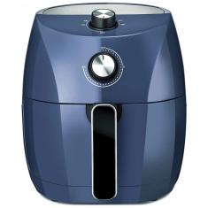 Fritadeira Elétrica AirFryer 3.5L de Capacidade, Multifuncional em Aço Inoxidável, 1400W, 110V, CRUX 17281, Azul