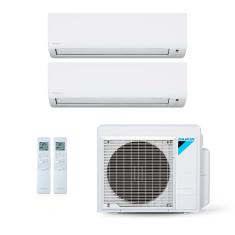 Ar-Condicionado Multi Split Inverter Daikin 18000 BTUs (2x Evap HW 12.000) Quente/Frio 220V