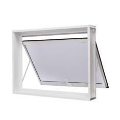 Janela de Aço Maxim-Ar 60x60cm Vidro Boreal Qualitysol Ramassol