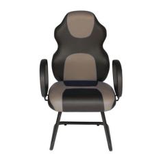 Cadeira Gamer Interlocutor Linha Gamer Racing Bege - Design Office Móv