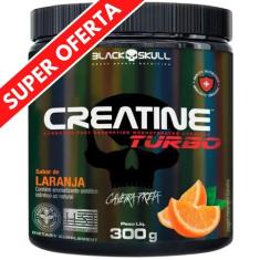 Creatina Monohidratada Creatine Turbo Black Skull Energia Força Ganho 