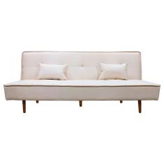 Sofá Cama Silver 3 Lugares Reclinável Casal Corano Bege - Speciale Home Bege