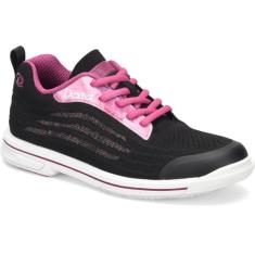 Dexter Tênis feminino Lite Knit Bowling – Preto/Rosa