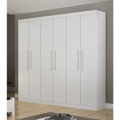 Guarda Roupa Casal 6 Portas 4 Gavetas - Belém-neve - Star Móveis