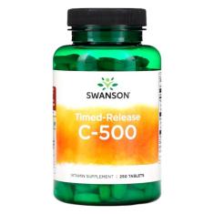 Vitamina C-500 Swanson Rose Hips 250 Tablets Importado