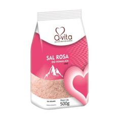 Sal Rosa Do Himalaia Fino 500G Q-Vita