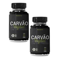 2X Carvão Vegetal Ativado Puro- 60 Cápsulas Natunéctar