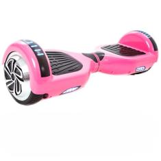 Hoverboard Skate Elétrico 6.5" com Led e Bluetooth Original Brinovar (Rosa)