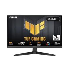 Monitor para jogos ASUS TUF Gaming VG249Q3A de 24” (23,8” visíveis), 1080p, Full HD, 180 Hz, IPS rápido, ELMB, 1 ms, FreeSync Premium, alto-falantes, overdrive variável, 99% sRGB, DisplayPort, HDMI