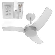 Ventilador Teto Aliseu Wave Branco Controle Remoto E Parede