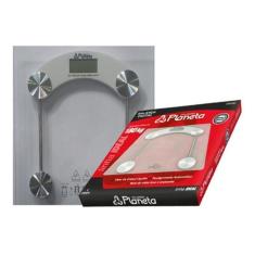 Balança Digital De Vidro Temperado Banheiro 180Kg Planeta