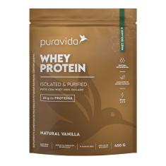 Whey Protein Isolado Vanilla Pura Vida - 450 g 