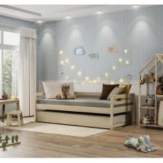 Cama Babá Prime com Cama Auxiliar Natural - Casatema