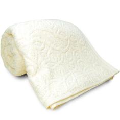 Toalha de Banho Gigante Dohler Provença Jacquard 100% Algodão Banhão Macia Textura 90 x 150 cm (Pérola 3137)