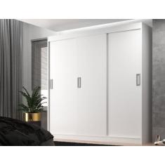 Guarda Roupa Casal Lisboa 3 Portas de Correr Evidência - evidencia mov