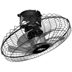 Ventilador de Teto Loren-Sid Turbo Orbital 50cm M2 Preto 3 Ângulos de 