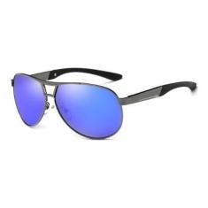 Óculos de Sol Hdcrafter Aviador com Proteção Uv400 Polarizado, Azul