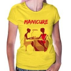 Baby Look Manicure - Foca na Moda, Amarelo, M