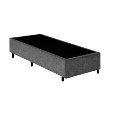 Cama Box Solteiro 78 Cinza Suede - Santo Box